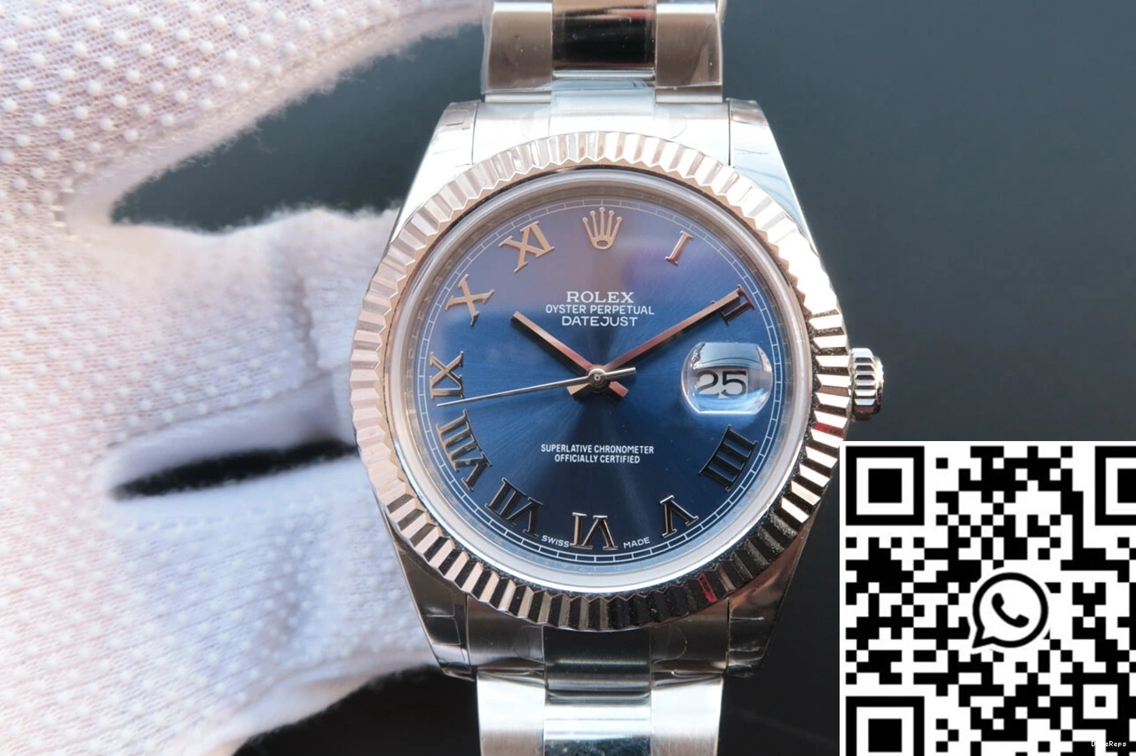 Factory 116334 Dial Rolex Datejust Blue EW 0122